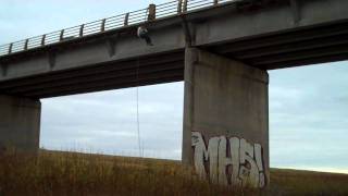 Rappelling off a Bridge