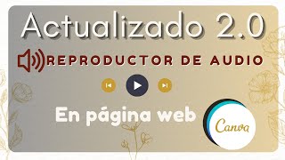 Nuevo Como agregar audio en invitación digital  en Canva/Tutorial gratis Nuevo Actualizado 2.0