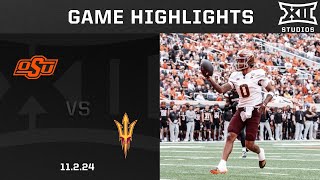 Arizona State vs. Oklahoma State Game Highlights | 2024 Big 12 Football