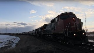 CN Train Spotting HD: CN 2188 \u0026 2956 Pulls G822 East With NC P3 Action At Ross Jct. 6/6 4/14/18