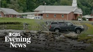 One year after Hurricane Helene, communities are still rebuilding destroyed bridges