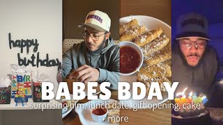 WAKING UP AT 3AM TO SURPRISE HIM FOR HIS BIRTHDAY! LUNCH DATE, GIFT OPENING, SISSY HOUSE + MORE!