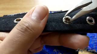 HOW TO REMOVE GROMMETS (Grommet Replacement part 1) | Lucy's Corsetry