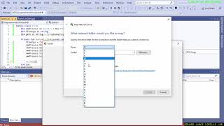 【Visual Studio Visual VB net】Map Network Drive Wizard