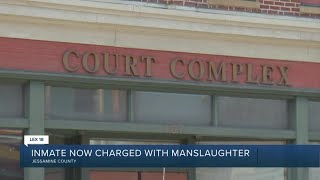 Jessamine County inmate now charged with manslaughter