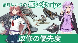 [初心者向け] 結月ゆかりの艦これTips 改修の優先度