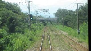 【前面展望】東日本旅客鉄道（JR東日本）信越本線直江津行き　潟町→土底浜