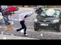 The Worst Hailstorm in history hits Italy! Hail storm struck Tuscany, Italy