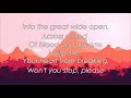 thirty seconds to mars great wide open lyric video hd