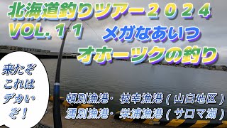 オホーツクの釣り「メガなあいつが」・北海道釣りツアー２０２４VOL.11・頓別漁港・枝幸漁港（山臼）・湧別漁港・栄浦漁港 「車中泊で日本全国釣りの旅」