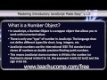 JavaScript Training Tutorial What is a Number Object?