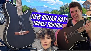 NEW GUITAR DAY! IBANEZ TOD10N Tim Henson Signature! The Best Acoustic/Electric Guitar EVER?!?