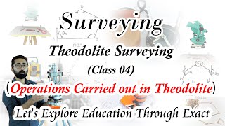 Operations Carried out in Theodolite (Surveying_Theodolite Surveying_Class 4)