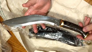 KHHI Nepal Kukri Unboxing \u0026 First Impressions