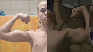 Skinny to Muscular 1 Year Transformation (14-15)