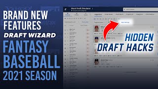 Draft Wizard Fantasy Baseball: New Features for 2021