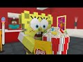 Monster School SPONGEBOB SEASON 1 & 2 -  Work at Pizza, Burger, Candy & More - Minecraft Animations