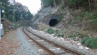 上信電鉄： 雨の日の前面展望－南蛇井駅～下仁田駅