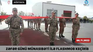 AĞSTAFA -ZƏFƏR GÜNÜNƏ XÜSUSİ FLASHMOB .