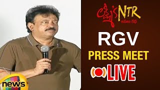 RGV Press Meet LIVE | RGV Lakshmi's NTR | Ram Gopal Varma Latest News |#Lakshmi'sNTR Movie|MangoNews
