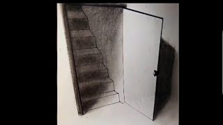 The Door Illusion || Magic Perspective with Pencil || Trick Art Drawing