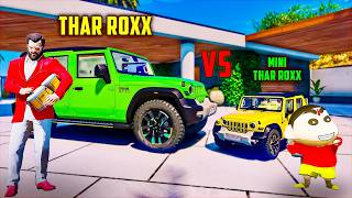 Rampage THAR ROXX vs Shinchan MINI THAR ROXX😂🚗In GTA5 Full Fun #gta5 #rampageboy #bommalu