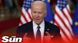President Biden denies claims he was 'calling for regime change in Russia'