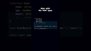 TypeScript Pick Type #typescript #ts #programming #engineering #javascript #tutorial