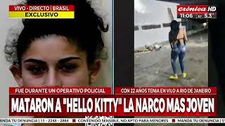 Mataron a "Hello Kity, la narco más joven del mundo