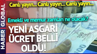 CANLI | Yeni Asgari Ücret Belli Oldu! Memur ve Emekli Zamları Ne Kadar Olacak? İşte Tüm Detaylar