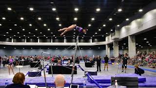 Helen Hu - Uneven Bars - 2018 Women's Junior Olympic National Championships