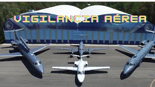 Aviones con tecnología de vigilancia de la Fuerza Aérea Mexicana