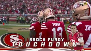 Brock Purdy first career rushing TD vs Buccaneers (NFL Week 14 2022)