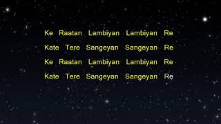Raataan Lambiyan - Shershaah (Karaoke Version)