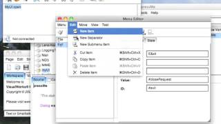 Tutorial: VisualWorks Core Libraries - Creating a Menu
