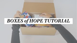 Boxes of Hope | Tutorial