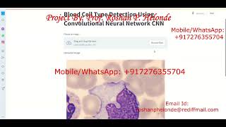 Blood Cell Detection Using Image Processing Python Source Code || Blood Cell Classification