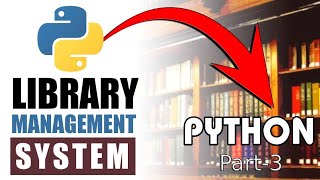 Library Management system python GUI part 3 | Prsoftwares