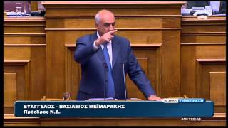 Ευ. Μεϊμαράκης: Το πρώτη φορά αριστερά σύντομα θα γίνει τελευταία φορά αριστερά