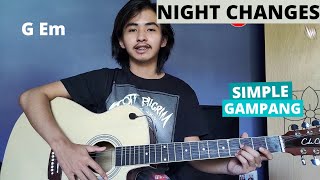 CHORD SIMPLE GAMPANG (Night Changes - One Direction) (Tutorial Gitar)
