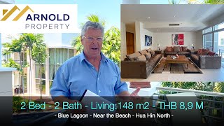 2 Bed Condo for Sale - Blue Lagoon Hua Hin - Near Beach - THB 8,9 M (Euro 245.000)