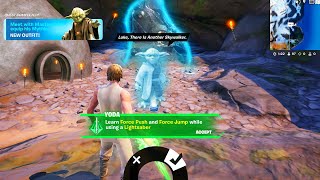 Fortnite JUST ADDED This in Todays Update! (Yoda Force Ability)