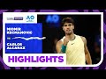 Miomir Kecmanovic vs Carlos Alcaraz | Australian Open 24 Match Highlights