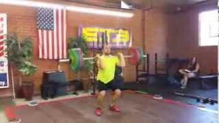 Eric, 133 kg Clean and Jerk