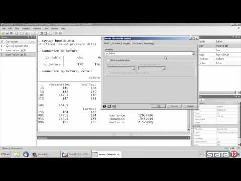 Descriptive statistics in Stata® Descriptive statistics in Stata®