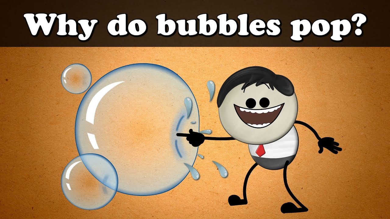 Why Do Bubbles Pop? + More Videos | #aumsum #kids #science #education # ...