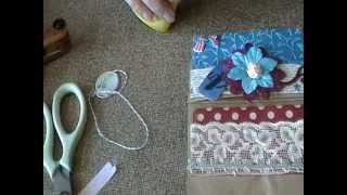 BASH YOUR STASH! Decorative Paper Lunch Bag with Pockets Tutorial