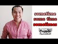 Sometime, some time and sometimes in 1 minute / Learn English Quickly with Sherwin