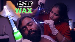 ASMR Ultra Ear Wax Cleaning and Massage With Hard Deep Relief Head Massage for Snoring Sleep  💤