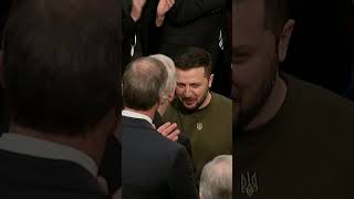 Zelenskyy receives standing ovation from US Congress